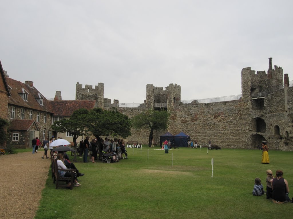 Framlingham, Suffolk, England, augustus 2011, Framlingham Castle by Aad (A.F.) Huf