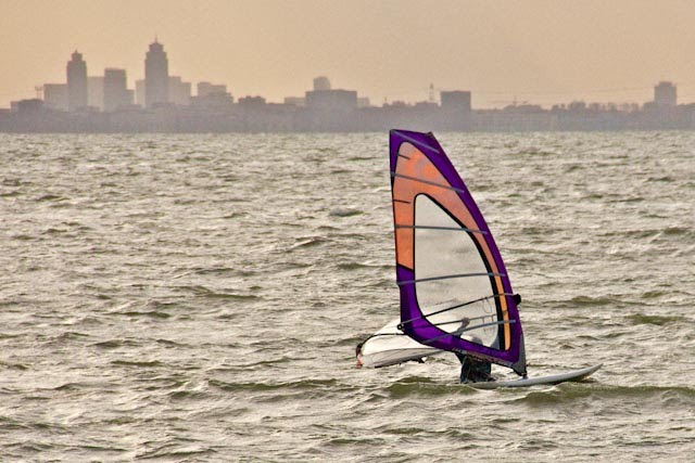 Windsurfing markermeer backup by skyline amsterdam by 737piloot