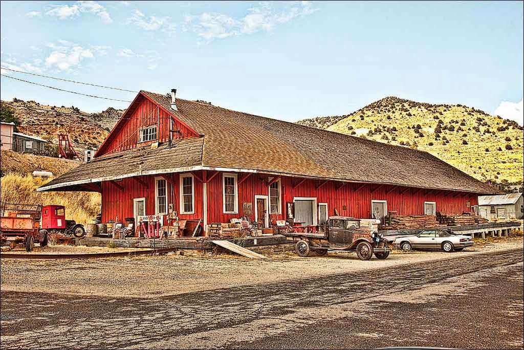 V&T RR Freight Depot by Brenton Cooper