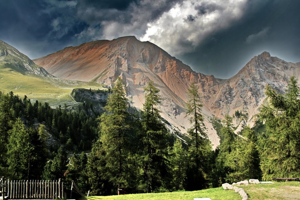 Italy, Enneberg, Rifugio Fanes, MTB -Transalp 2011 by Jens-Stoetzner