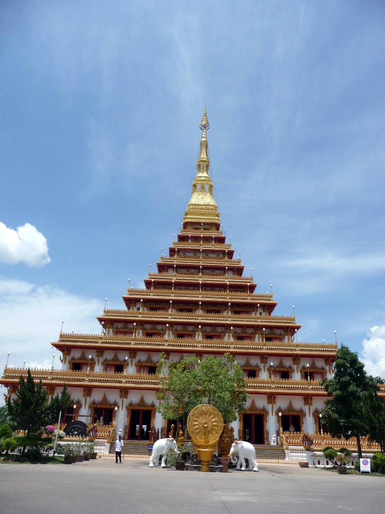 2010.5.30 Nong Wang寺院(西側より) (Wat Nong Wang , View from the west) by H.Katayama