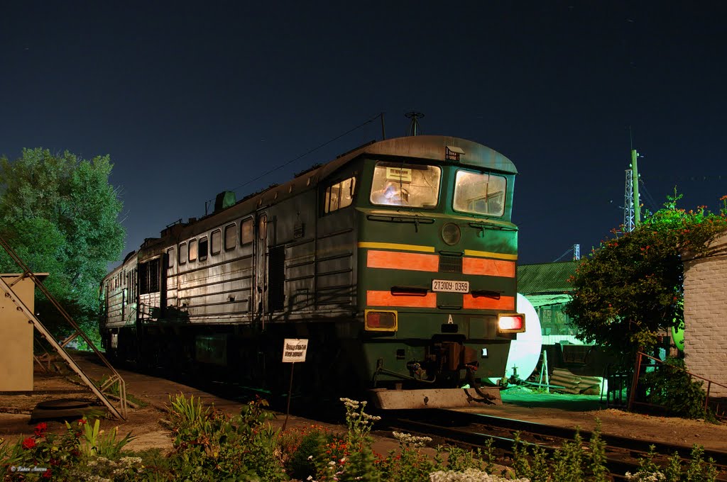 Diesel locomotive 2TE10U-0359 by Vadim Anokhin