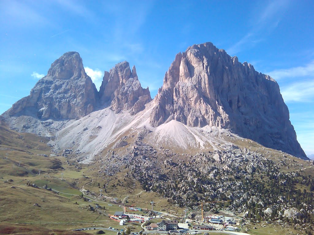 Dolomiten Aussicht vom Passo Sella by bauer2000