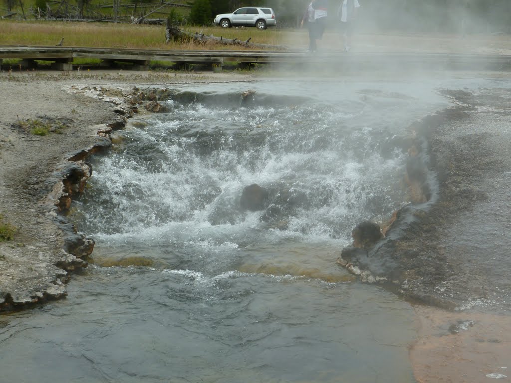 Hot Cascades, Firehole Lake August 2011 by j.skinner01