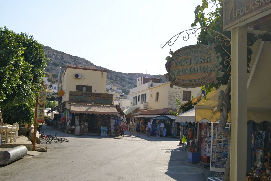 Kreta Greece Matala Center by Jan Lalkens