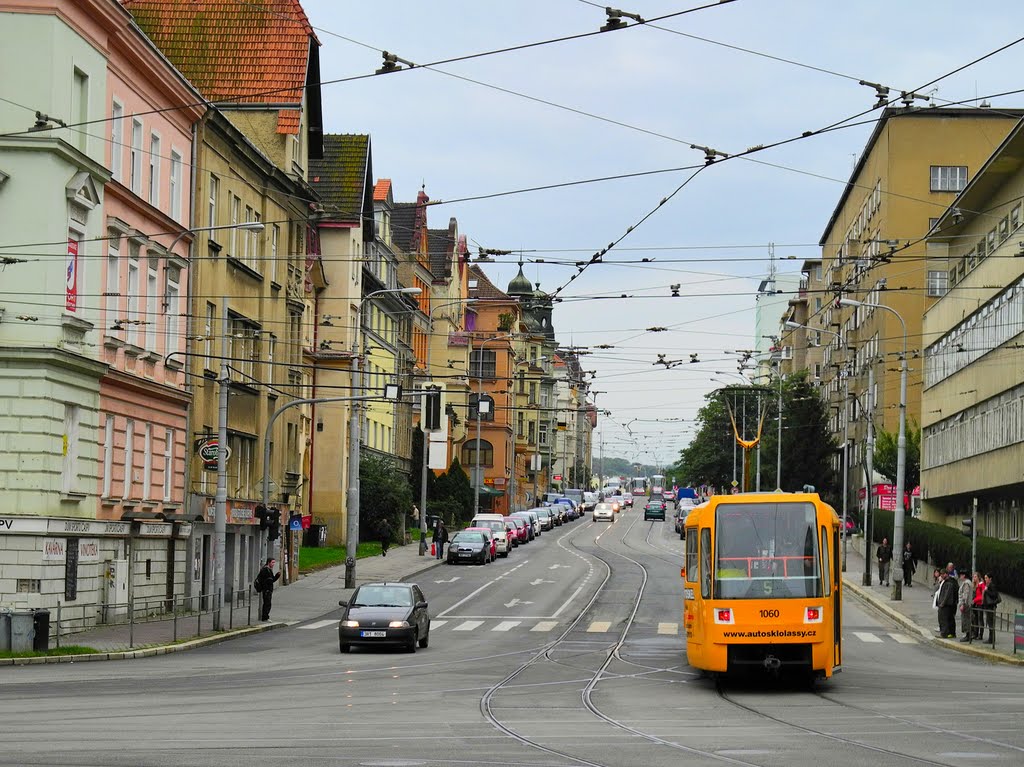 Křižovatka ul Jugoslávská a Merhautova, Černá Pole, Brno, Czech Republic by Mí Brno