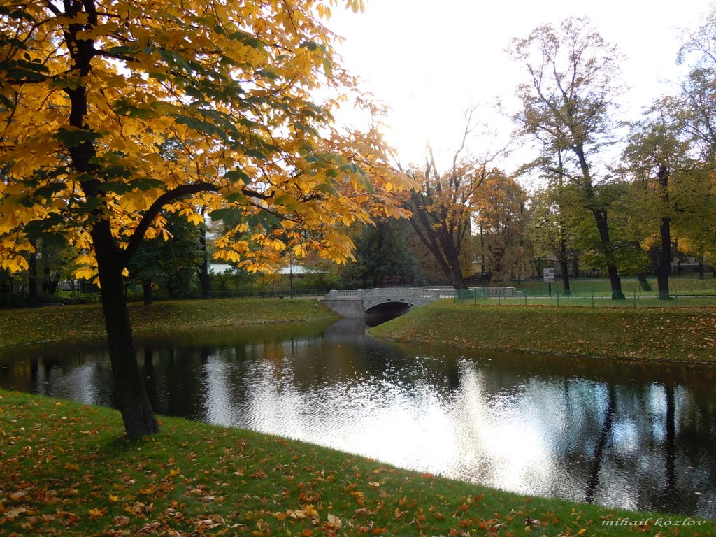 St. Petersburg, Mikhailovsky garden by mihail kozlov