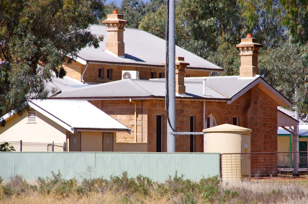 Wilcannia Court House and Police Station by snucklepuff