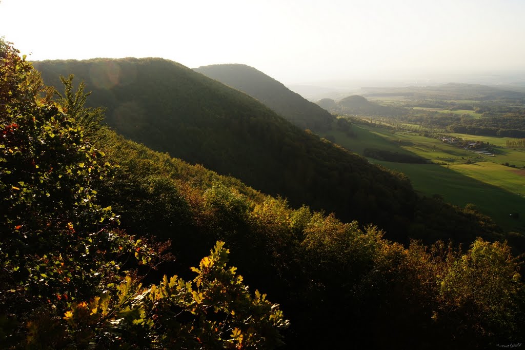 Blick vom Brucker Fels ins Unterland by Hartmut Scheuter