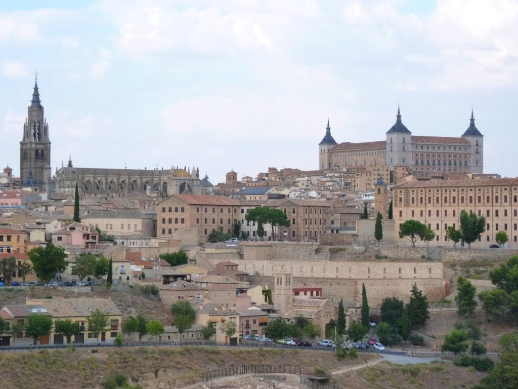 Toledo - View with The Alcázar by Trifon Yankov