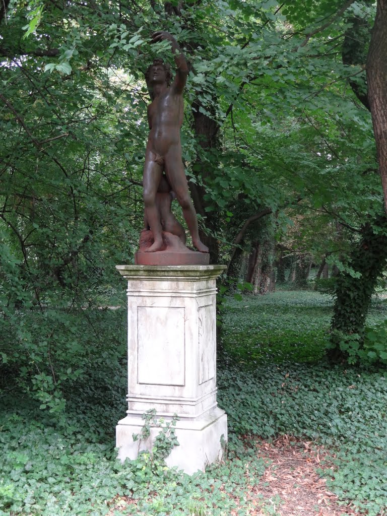 Statue in the gardens of Schloß Altmannsdorf by Willem Nabuurs