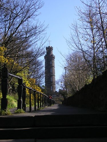 Calton Hill - Nelson Monument by Jérôme Pinard