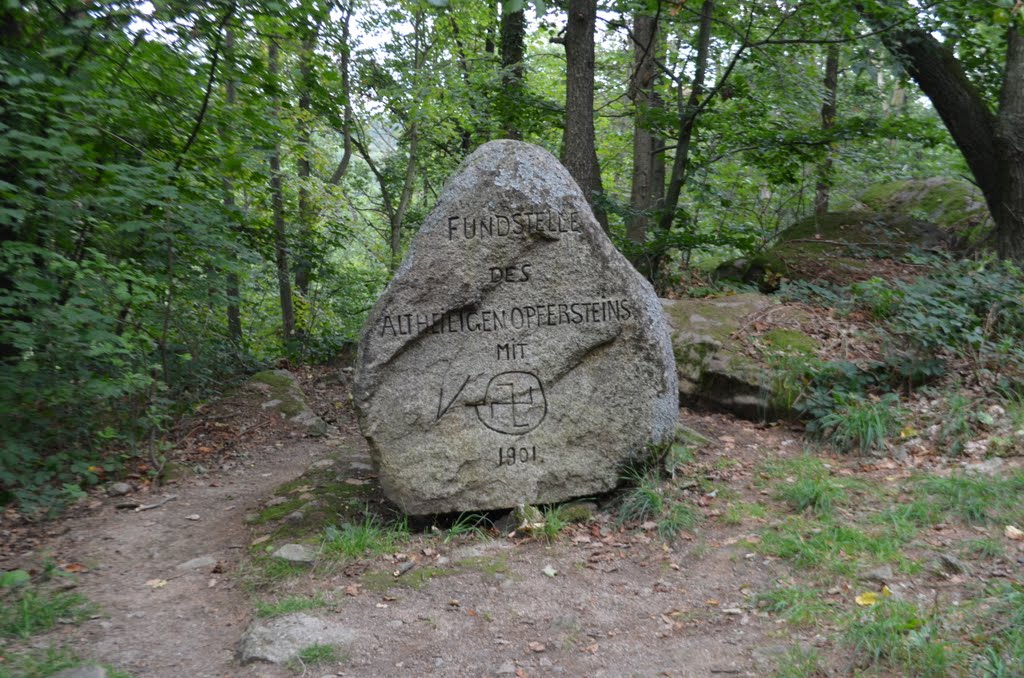 Fundstelle des Alheiligen Opfersteins 1901. by Matthias H.