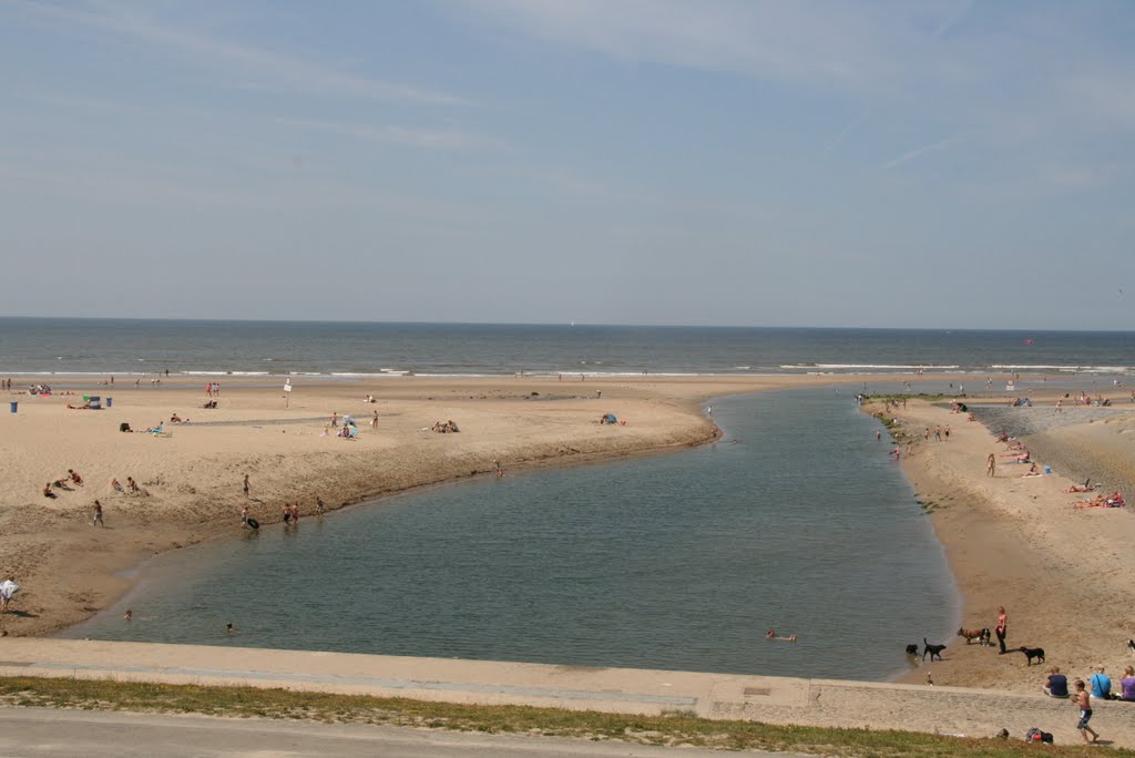 Rijnmond aan de Noordzee, Katwijk aan Zee. by Carl030nl