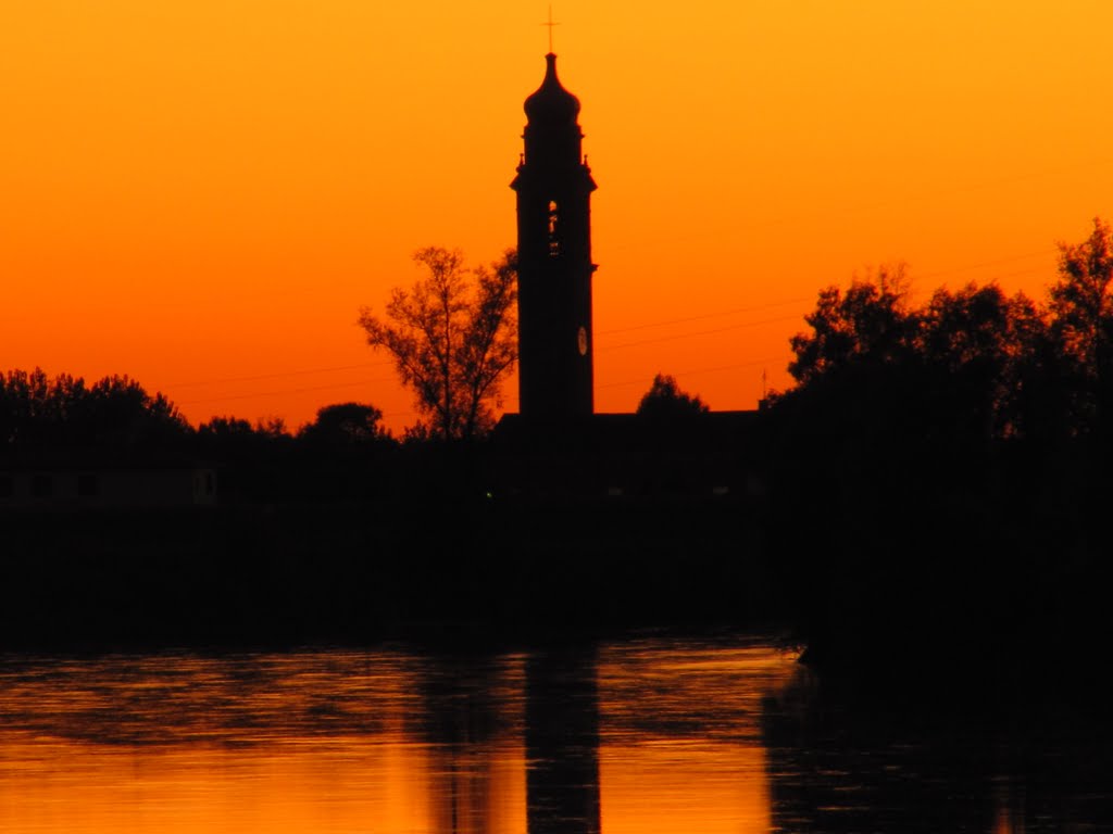 Il campanile e il fiume by Franco SMV