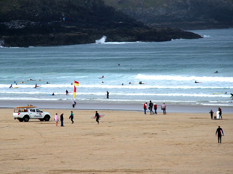 Fistral Beach Cornwall UK by Russell Marsh