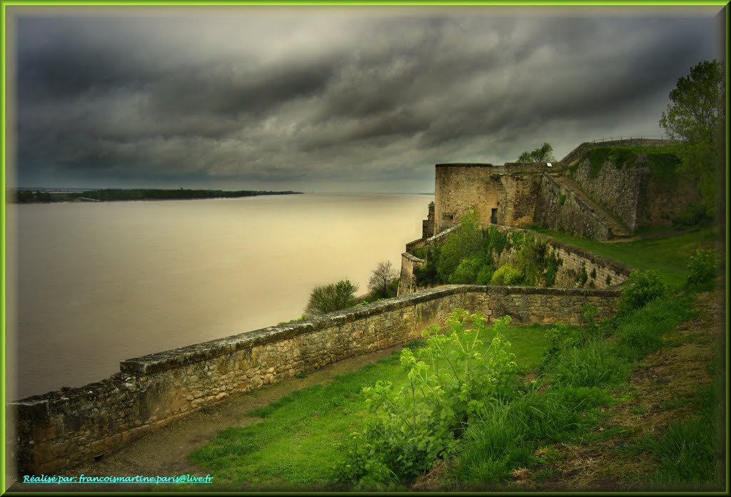 Citadelle de Blaye - quand le réel de l'histoire se confond dans le virtuel d'antan !!-fp by françois paris