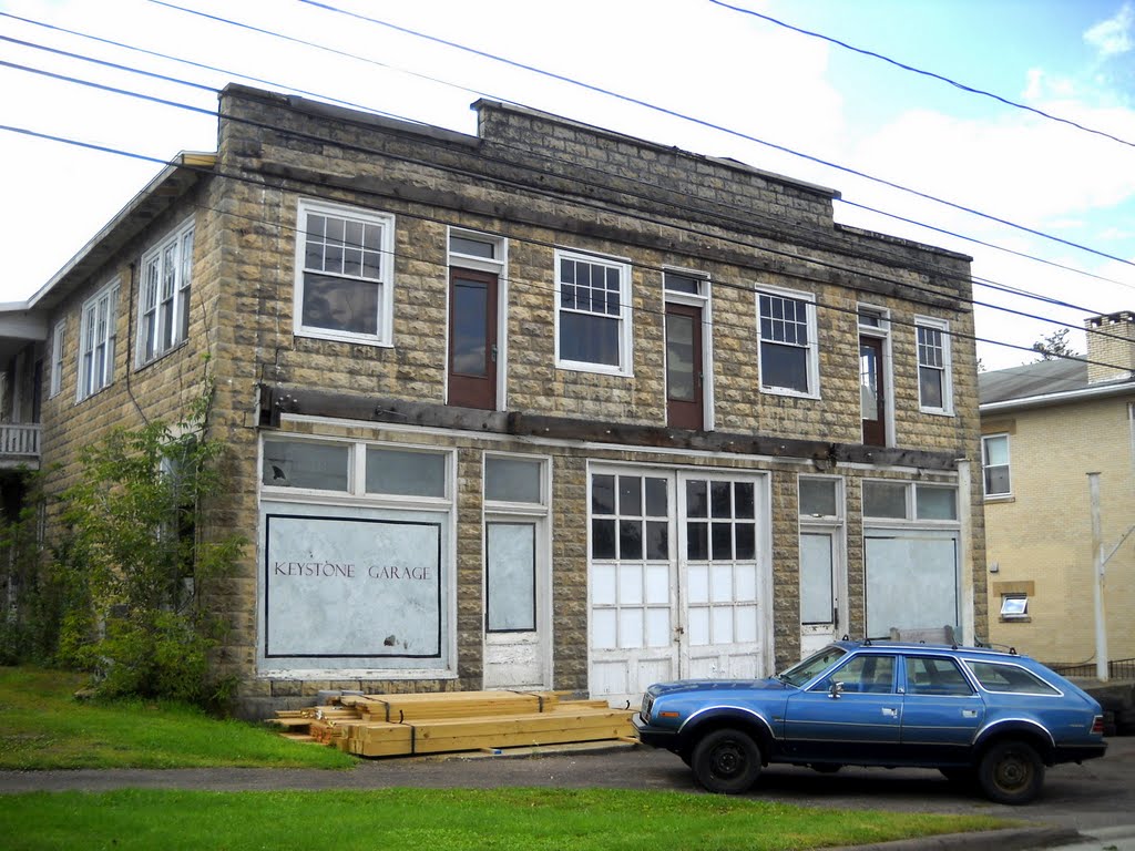 Keystone Garage, Historic National Road, Main Street. Addison, PA by Mean Mister Mustard