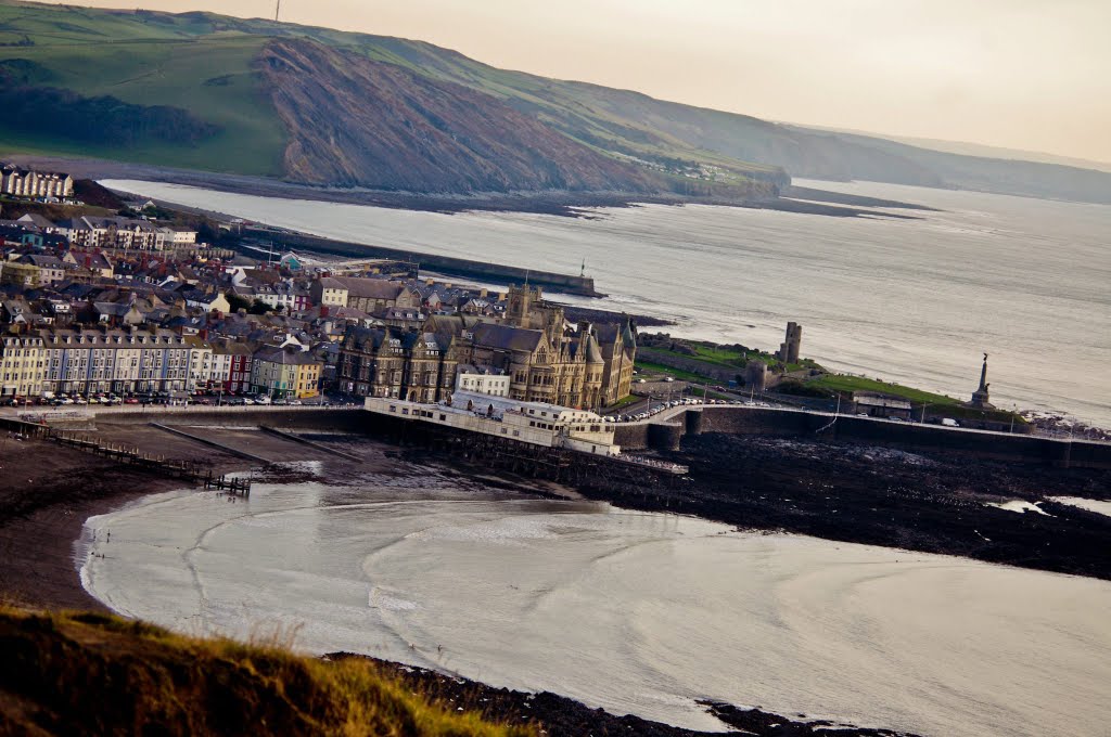 View of Aberystwyth from Constitutional Hill by jameswheldon