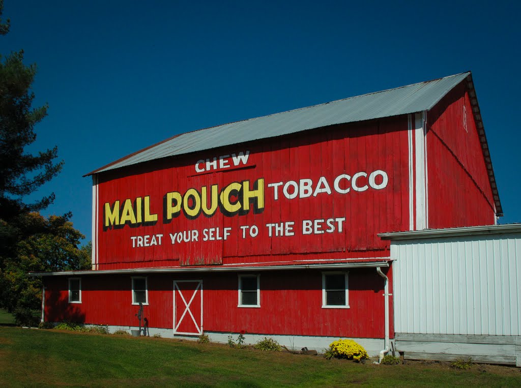 Mail Pouch Sign on barn by Pat Corrigan