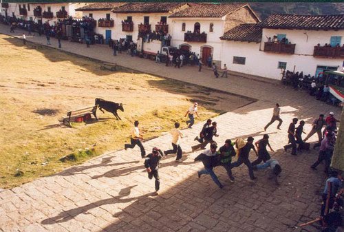 Corrida de Toros en Chacas by Oscar P. Leon Vidal