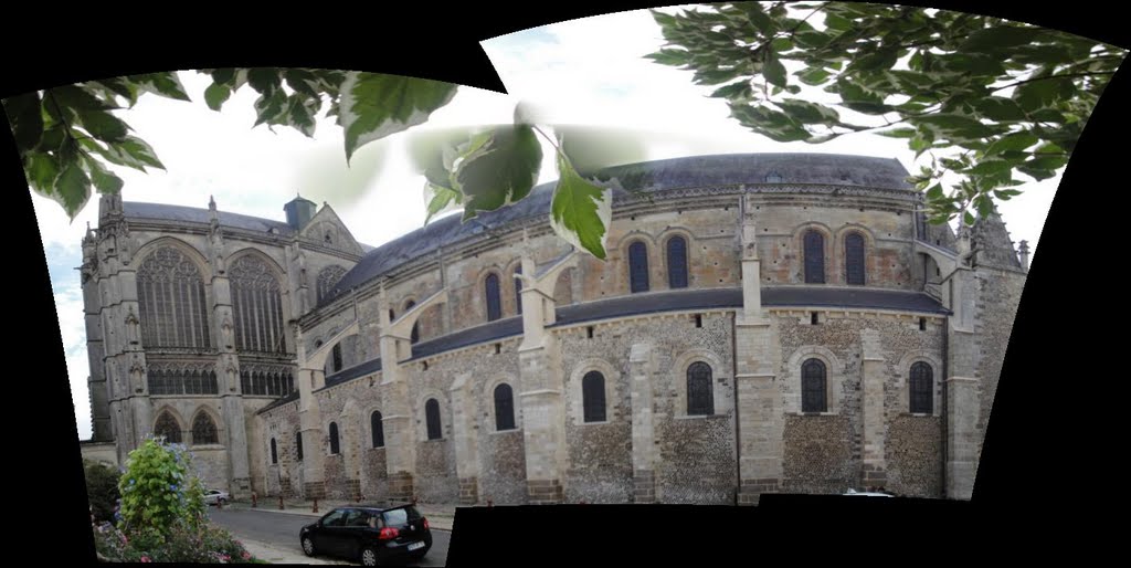 Cathedrale saint julien, coté est by Jean-Pierre Pourcine…