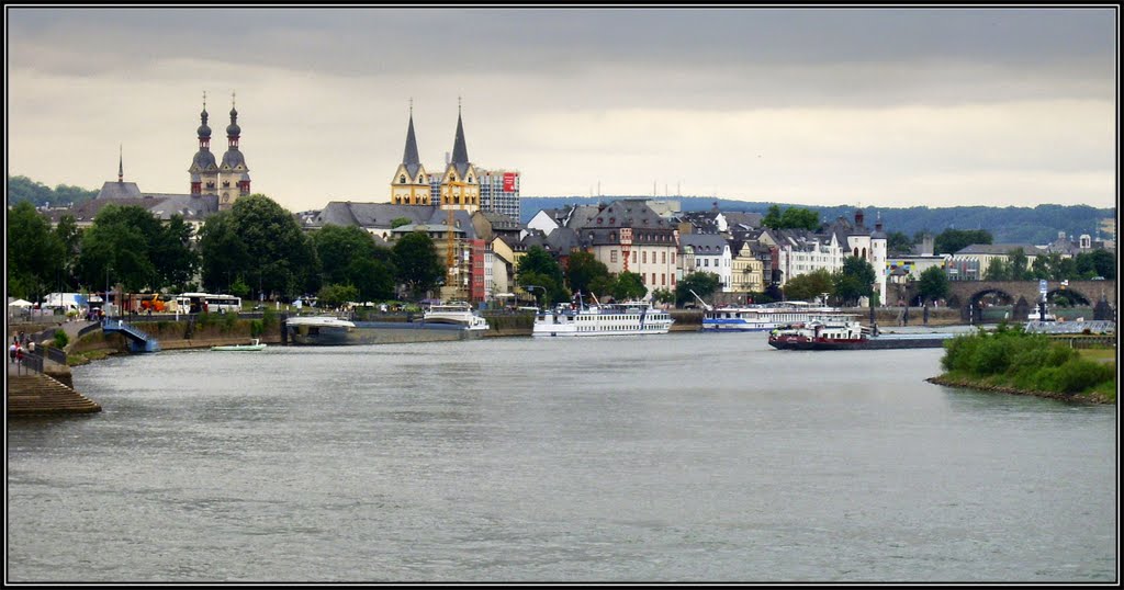 ☼©H☼ •7.2011 • Am Deutschen Eck in Koblenz / V by Hannes Th