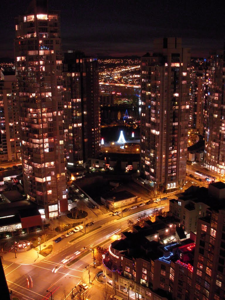 Full Moon Over Yaletown by ChrisandMary