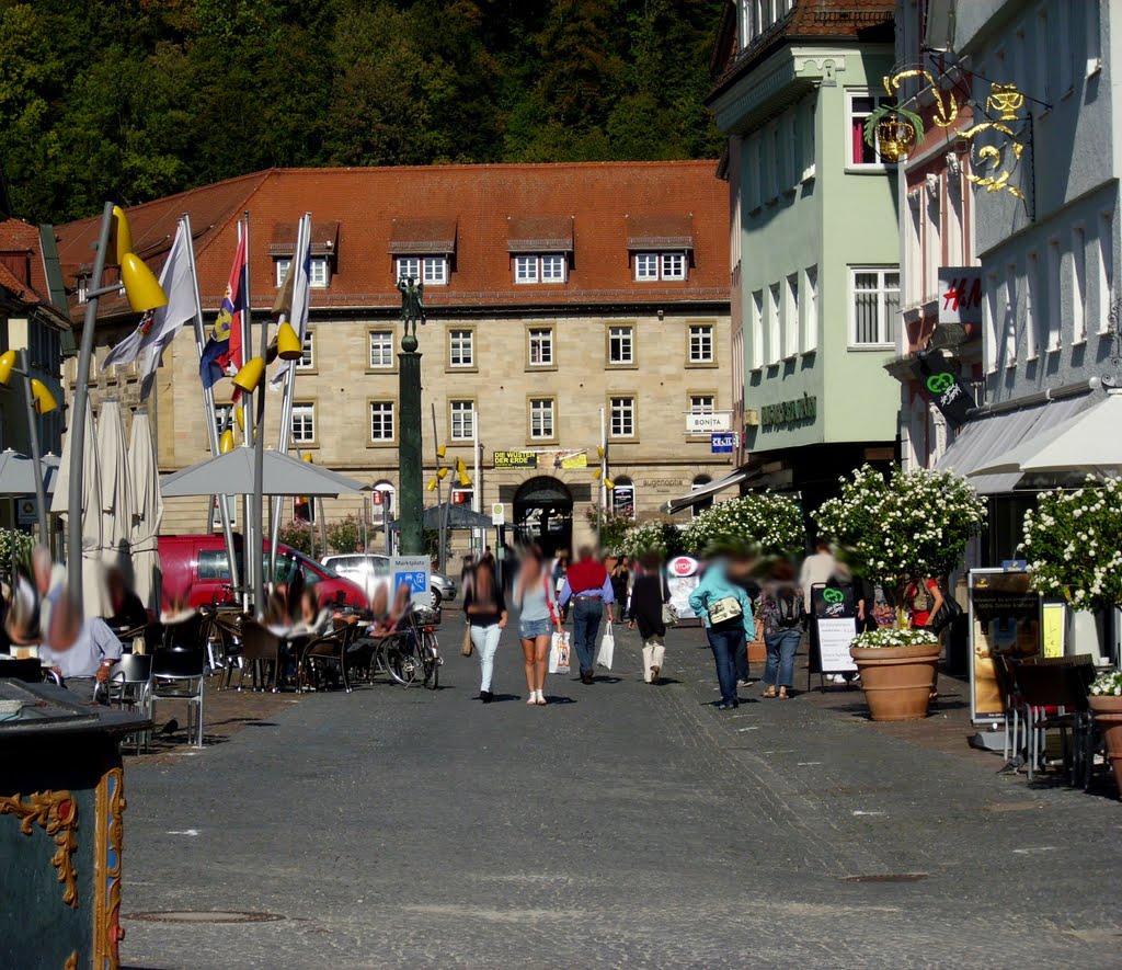 Schwäbisch Gmünd. Market square by Mykola Czerjoszyn