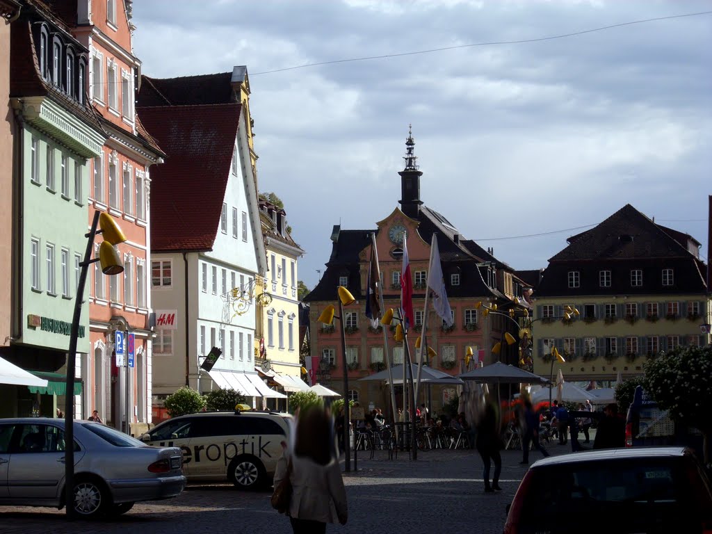 Schwäbisch Gmünd. Market square with the town hall by Mykola Czerjoszyn