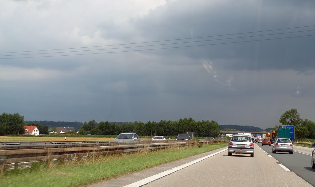 A9 Near Eching, Germany, 01-07-2011. by se_bmw