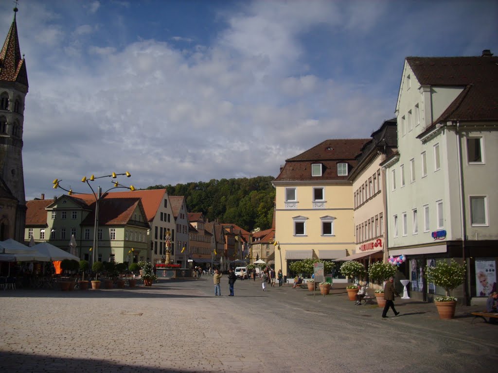 Schwäbisch Gmünd. Market square by Mykola Czerjoszyn