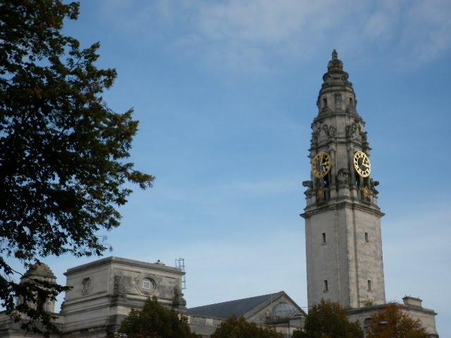 City Hall Tower by Sandy Ocean