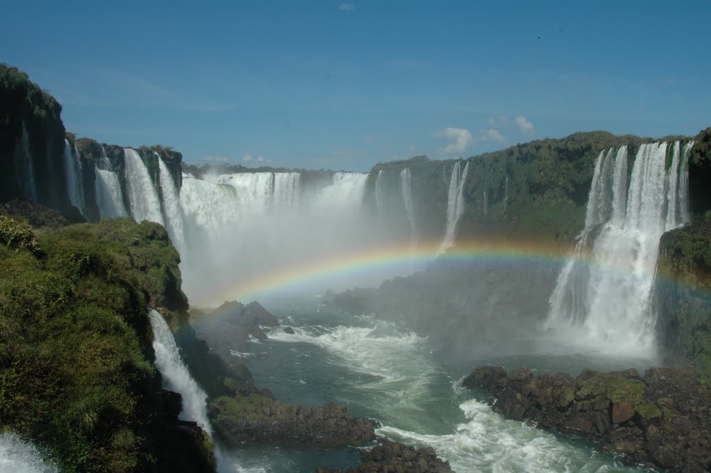 Iguazú Water Falls in Iguazú - Misiones Province, Argentina by SANKARS