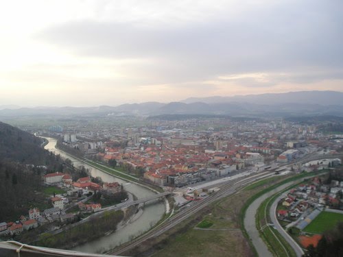 View from Castle of Celje by Ivana Batrac