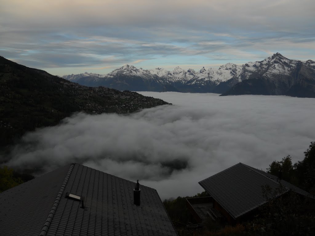 Chervire's sight toward "Grand Chavalard" & "Muveran's range" by Picea Abies