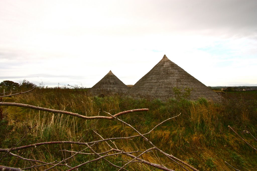 Ancient Huts near Llynnon Mill by tomwins76