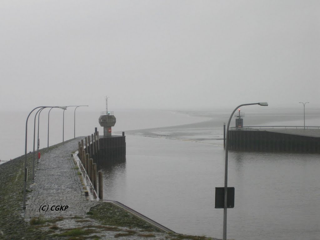 Blick vom Eidersperrwerk by Ko Kö