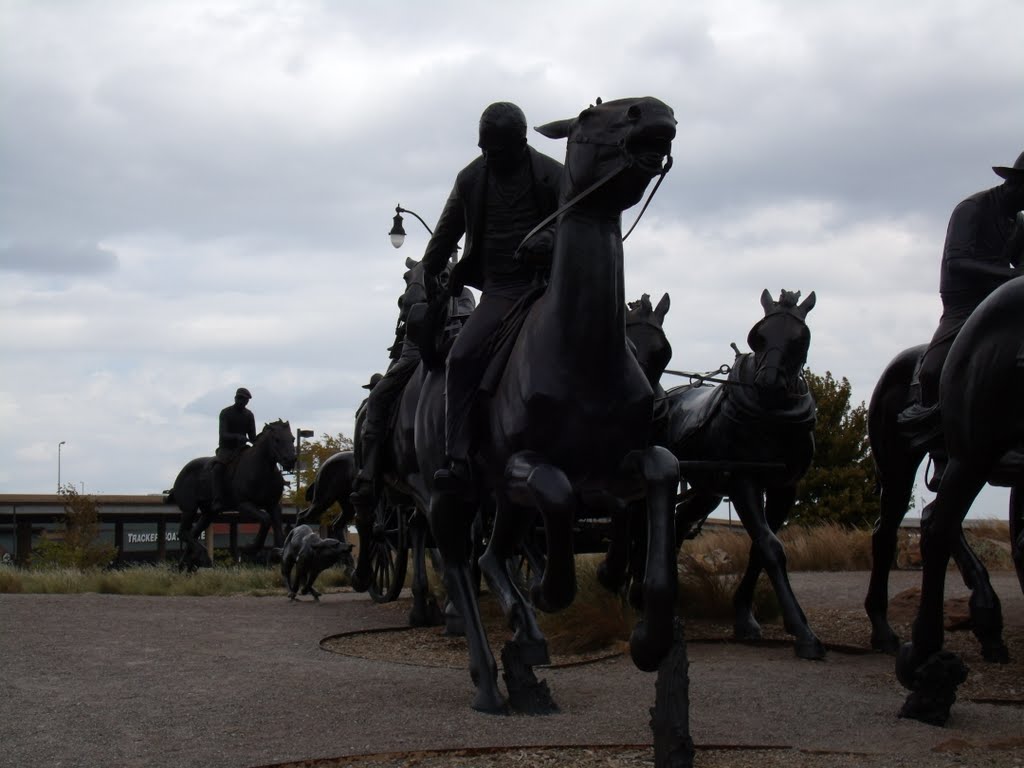 Land Rush Statues by GonzoWillie