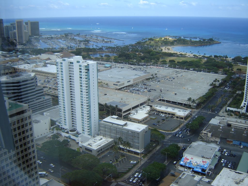 Honolulu, HI. View from Moana Pacific Tower. by vvb