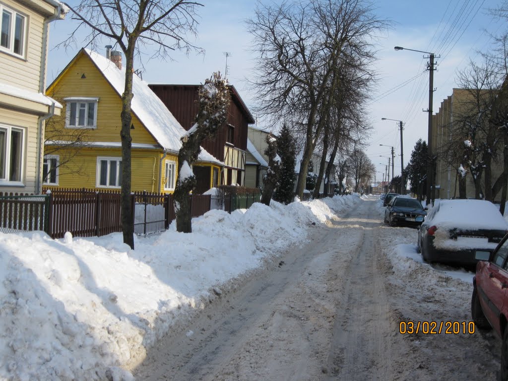 Panevezys. Winter. Lithuania by Girvydas Šaduikis