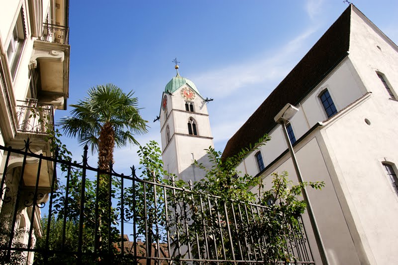 Schweizer Rheinfelden mittelalterliche Altstadt. by Golinski Janusch