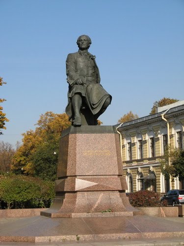 The statue of Lomonosov by winwave