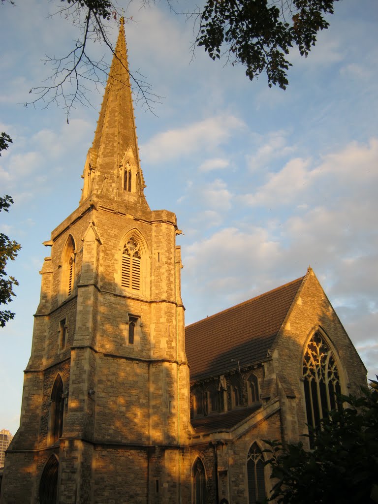 St Mark Church, Swindon, Wilts - Sunset by simon-e