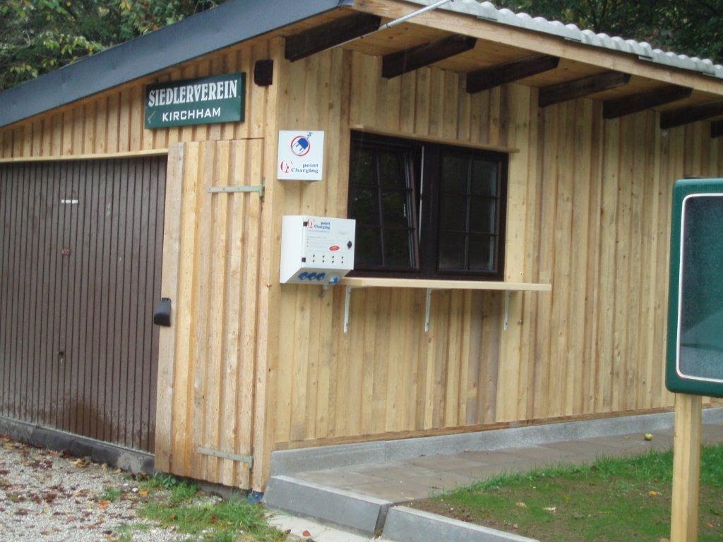 CP-Stromtankstelle beim Heimathaus Stegbinder in Kirchham, Oberösterreich by Achter Elektronik AG