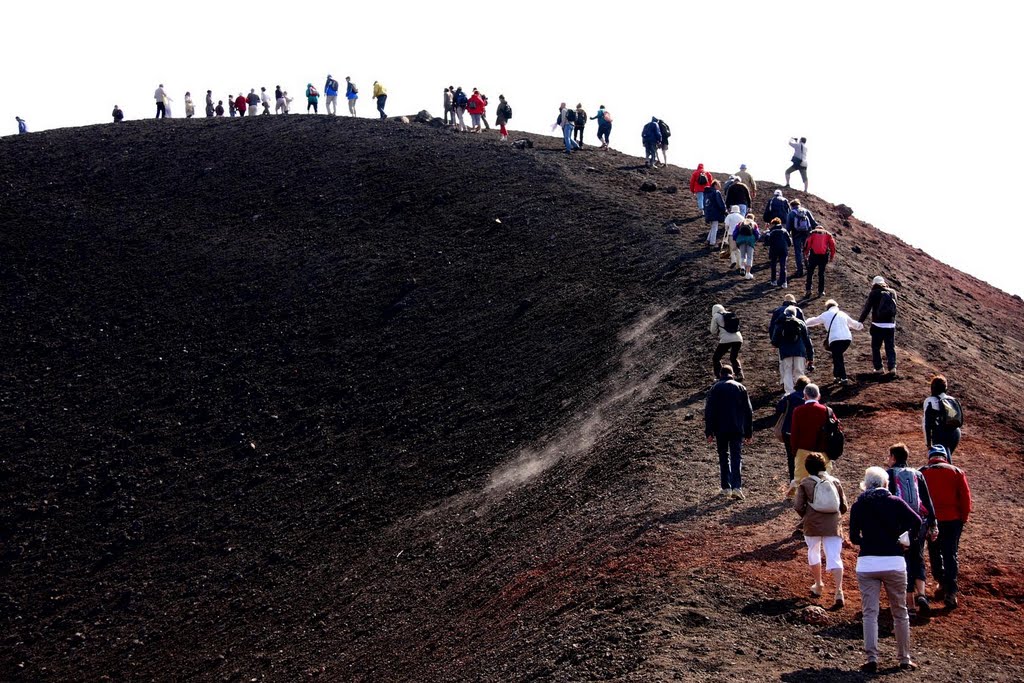 The Etna, one of the largest and mostly active volcanoes of the world by Henk Maurer