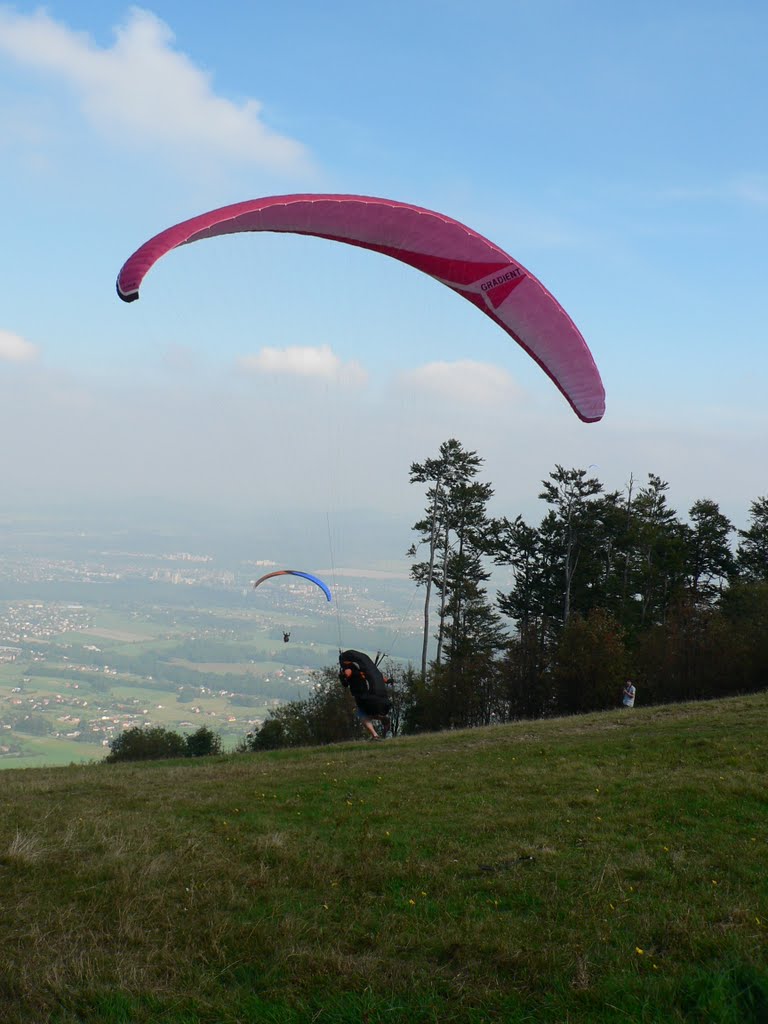 Paragliding na Javorovém Vrchu by Daniela Tejčková