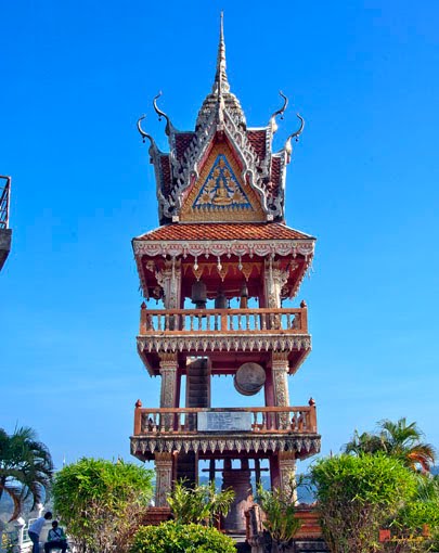 Wat Tham Khuha Sawan Bell and Drum Tower (DTHU084) วัดภ้ำคูหาสวรรค์หอระฆังและกลอง by Gerry Gantt