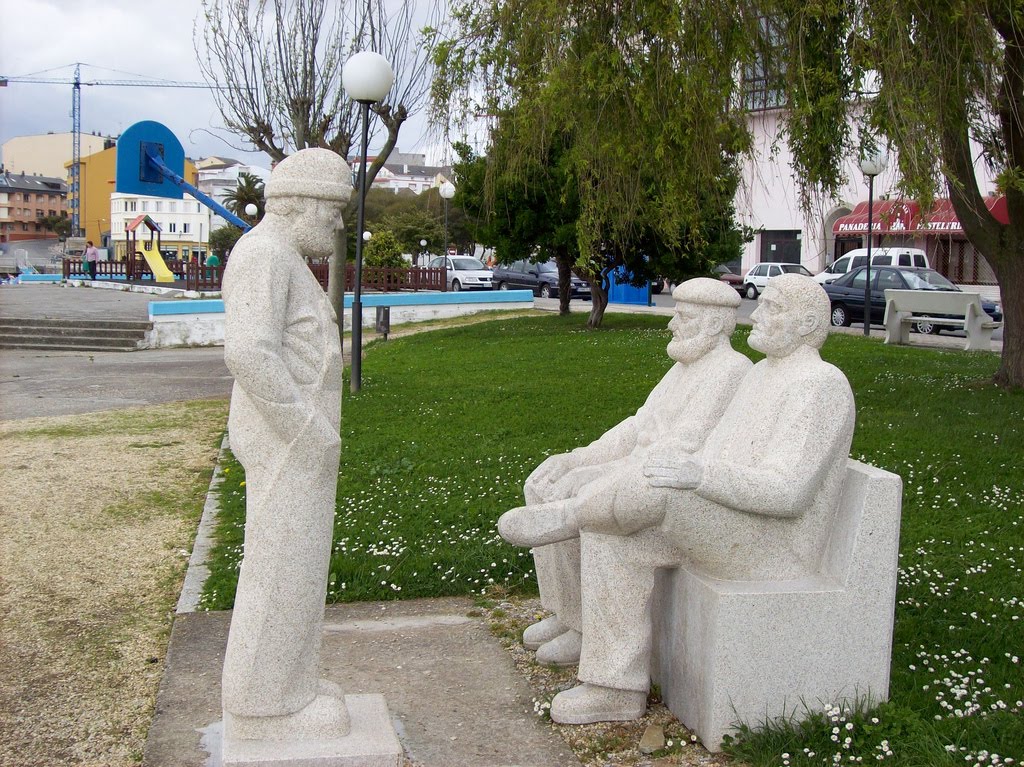 Homenaje a los marineros en Foz by Inma Cardalda