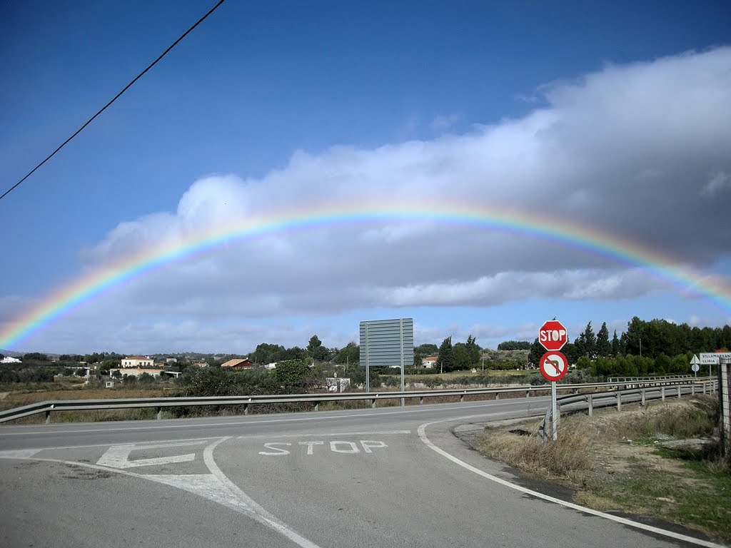 Cheste. rainbow by Paco Perelló